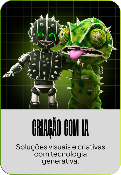 Camaleão Adapt — Criação com IA